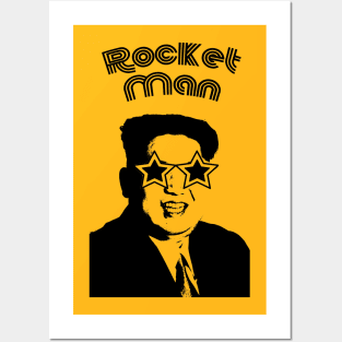 Kim Jong Un Rocket Man Posters and Art